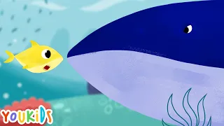 Baby Shark Song | Baby Shark Family Met the Whale