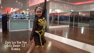 2020 CHT (Solo Under 12) CHA-CHA & RUMBA by Zoey Lee