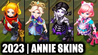 ALL ANNIE SKINS SPOTLIGHT 2023 | League of Legends