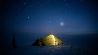 Solo winter camping in Hardangervidda in -20 degrees