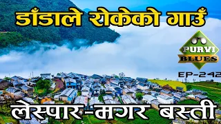 डाडाँले रोकेको गाउँ । पर्वतको लेकको पारिलो ठाउँ || Lespar Parbat पर्वत लेस्पार