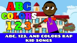 123 Rap Version + Rap Color Song + Rap Abc Song | Nursery Rhyme Compilation