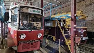 Витебский трамвай. Вагон-музей 71-608 КМ. 23.06.2023