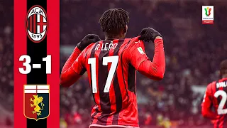 Giroud, Leão, Saelemaekers for an extra-time win | AC Milan 3-1 Genoa | Coppa Italia Round of 16