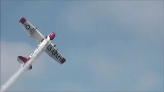 Cessna O-1 L19 BIRD DOG flying display at airshow AIRFEST KREMS LOAG 2017