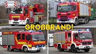 [GROßBRAND in HERTEN | SIRENENALARM!] - Einsatzfahrten Feuerwehr & Rettungsdienst in HERTEN!