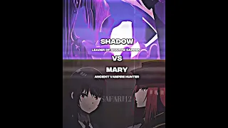 Shadow vs Mary | Eminence in Shadow #anime #animeedit #shorts #viral