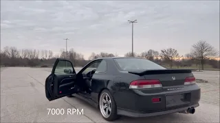 Honda Prelude H22 Invidia GT300 and cold start