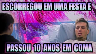 CARA PASSOU 10 ANOS EM COMA! - A Melhor Pegadinha da História 😂😂😂