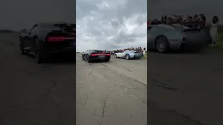 Bugatti Chiron vs Bugatti Veyron Drag race🔥