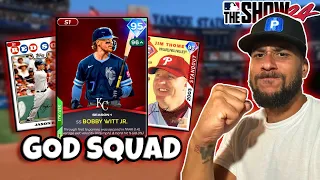 MY NO MONEY SPENT GOD SQUAD TEAM - MLB THE SHOW 24