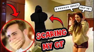 HAUNTED HOTEL PRANK ON MY GIRLFRIEND *HILARIOUS*