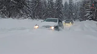 Audi A4 quattro, Q5 quattro vs SNOW 2023