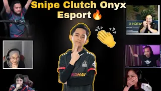 Reaction Streamer Malaysia/Indonesia Moment GeekSnipe Meratakan Onyx Esport😱