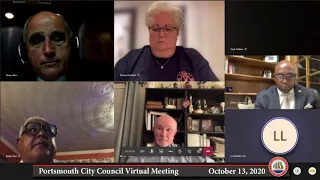 City Council Virtual Meeting October 13, 2020 Portsmouth Virginia