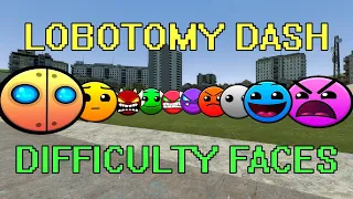 All Lobotomy Nextbots | Geometry Dash Difficulty Faces in Garry's Mod!