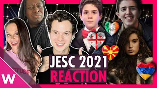 Junior Eurovision 2021 reaction: Armenia, Ireland, North Macedonia and Georgia