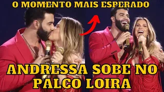 Andressa Suita SOBE no PALCO e LOIRA faz SURPRESA para Gusttavo Lima em momento mais esperado