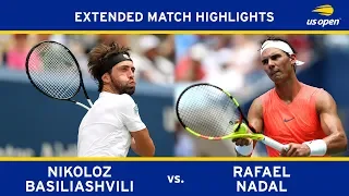 Extended Highlight: Nikoloz Basilashvili vs. Rafael Nadal | 2018 US Open, R4