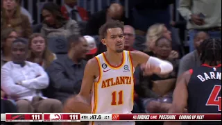 CRAZY GAME WINNER! Atlanta Hawks vs Toronto Raptors Final Minutes & Overtime ! 2022-23 NBA Seaason