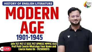 Modern Age in English Literature || History of English literature in Easy Language