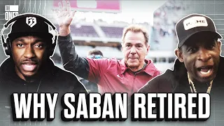 Deion Sanders Reveals The Reason Coach Saban Was “Chased Away”