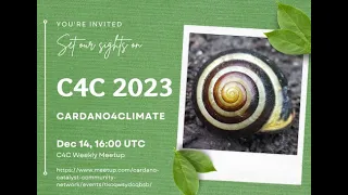 2022-12-14 Cardano 4 Climate meetup Pt1