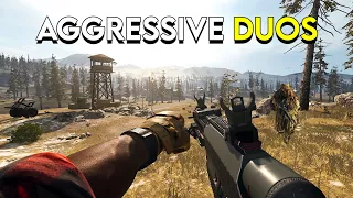 Playing Extremely Aggressive Duos in Warzone!