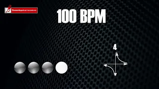 Base de batería en 4/4 a 100 BPM "drum loop" para practicar