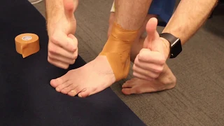 HOW TO: TAPE YOUR OWN ANKLE