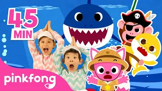 Versteckspiel im Dschungel🐵mit Baby-Hai und mehr kinderlieder | Mix | Pinkfong Kinderlieder