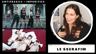 LE SSERAFIM (르세라핌) 'ANTIFRAGILE' & 'Impurities' OFFICIAL M/V REACTION