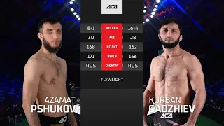 ACA 127: Азамат Пшуков vs. Курбан Гаджиев | Azamat Pshukov vs. Kurban Gadzhiev