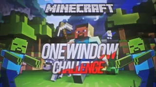 Minecraft One Window Challenge | Black Ops 3 Custom Zombies | No Commentary |