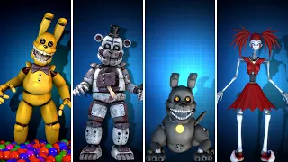 Fazbear Frights FNAF AR Workshop Animations Compilation