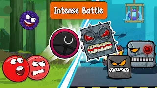 Red Ball 4 x Squid Game | Squid Game Ball Vs Boom Boss In The Factory