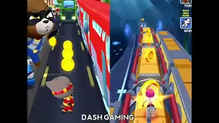 Subway Surfers Vs Talking Tom Hero Dash 😱 Gameplay and Walkthroughs: Android and iOS Games"