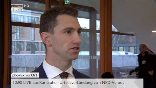 NPD-Verbotsverfahren: Interview mit NPD-Parteichef Frank Franz am 17.01.2017