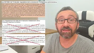 Ley 29/1998, reguladora de la Jurisdicción Contencioso-administrativa.  - Modificación julio 2022