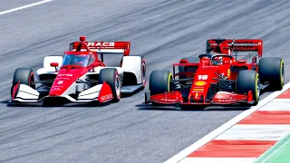 Ferrari F1 2020 vs IndyCar 2020 at Red Bull Ring