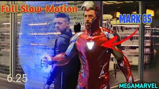 Ironman Endgame Mark 85 suit-up in Slowmotion [50%-25%-12-5% -6.25%] Suit up in 4k (MEGAMARVEL) ✌️✌️