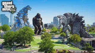 Godzilla, Mechagodzilla Vs Kong, Ready Player One Mechagodzilla ( GTA V Mods )