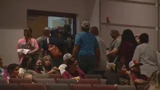Uvalde community protests woman who defended school district at board meeting