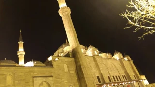 Fajr Adhan in Sultan Fatih Mosque, Istanbul, Turkey 24.10.2016