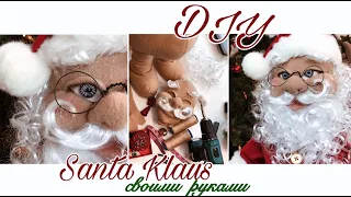 DIY  Santa Claus with your own hands  Free Santa patterns  New Year's mood  # 5