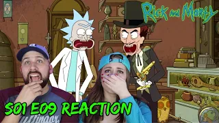 Rick and Morty S01 E09 "Something Ricked This Way Comes" - REACTIONS ON THE ROCKS!