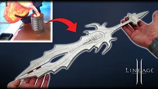 Casting The Soul Separator From Lineage 2 - Huge Aluminum Sword Casting