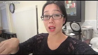 Cooking and Crying - November 25, 2013 - itsJudysLife Vlog