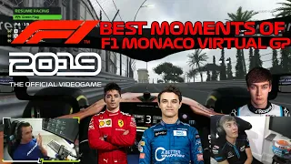 Best Moments of F1 2020 Monaco Virtual GP | Highlights | Funniest F1 2020 Virtual GP Moments |