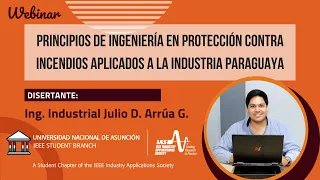 WEBINAR "Principios de Ingeniería de Protección contra Incendios aplicados a la Industria Paraguaya"